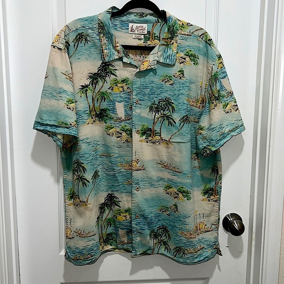 Lucky Brand Other - Lucky Brand - Dale Hope | Hawaiian Island Shirt | Linen Cotton Blend | Size XL